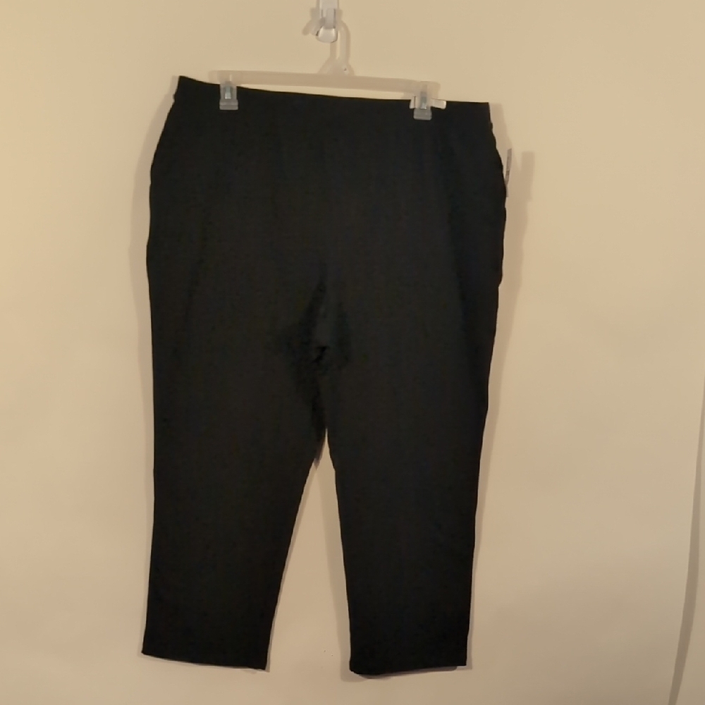 Catherines Women Elegant Black Pants Size 2 Xlarge New With Tags